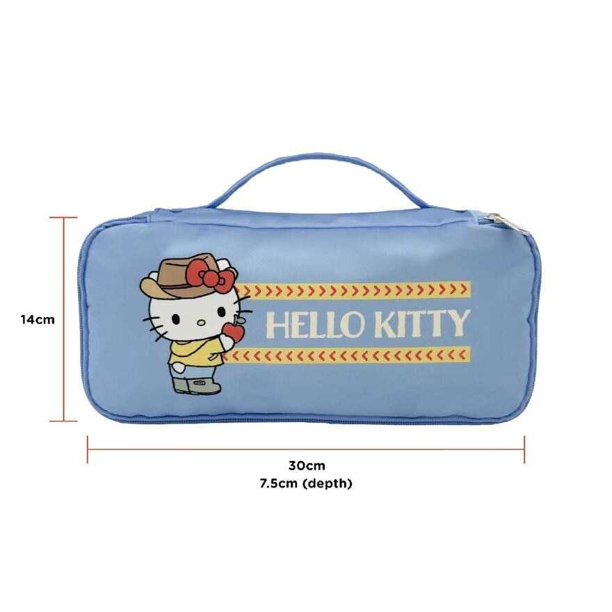 Hello Kitty Travel Organiser 5 Piece Packset consists Rectangular Shaped 3s + Round Shaped 2s