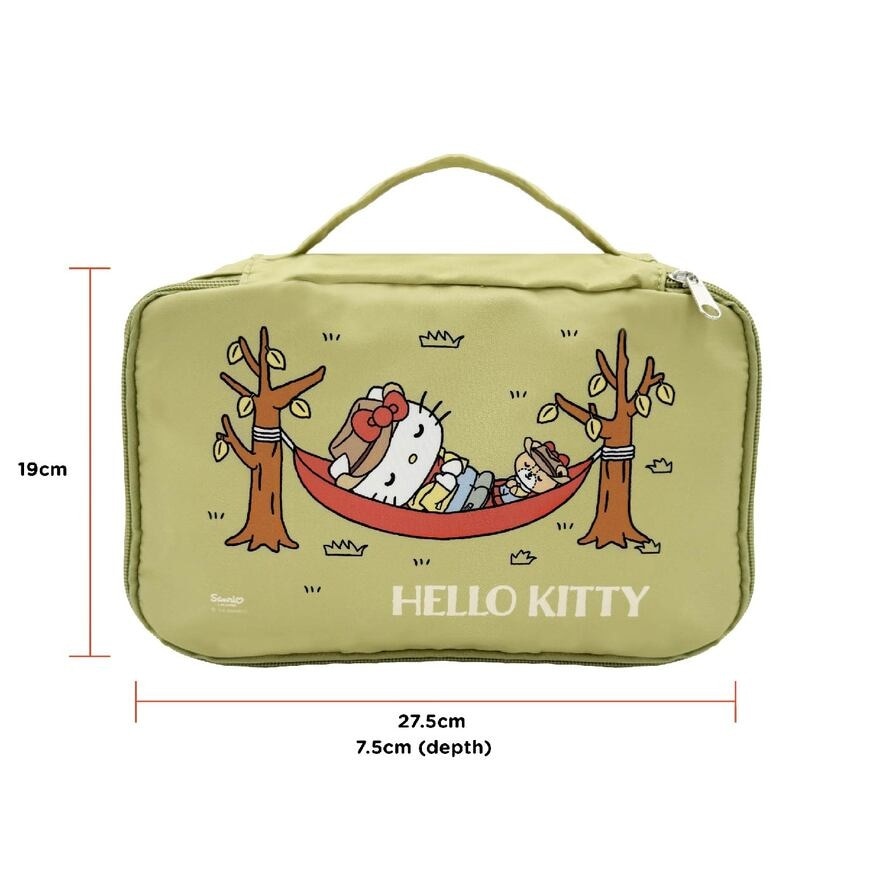 Hello Kitty Travel Organiser 5 Piece Packset consists Rectangular Shaped 3s + Round Shaped 2s