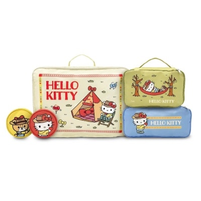 WATSONS Hello Kitty Travel Organiser 5 Piece Packset consists Rectangular Shaped 3s + Round Shaped 2s