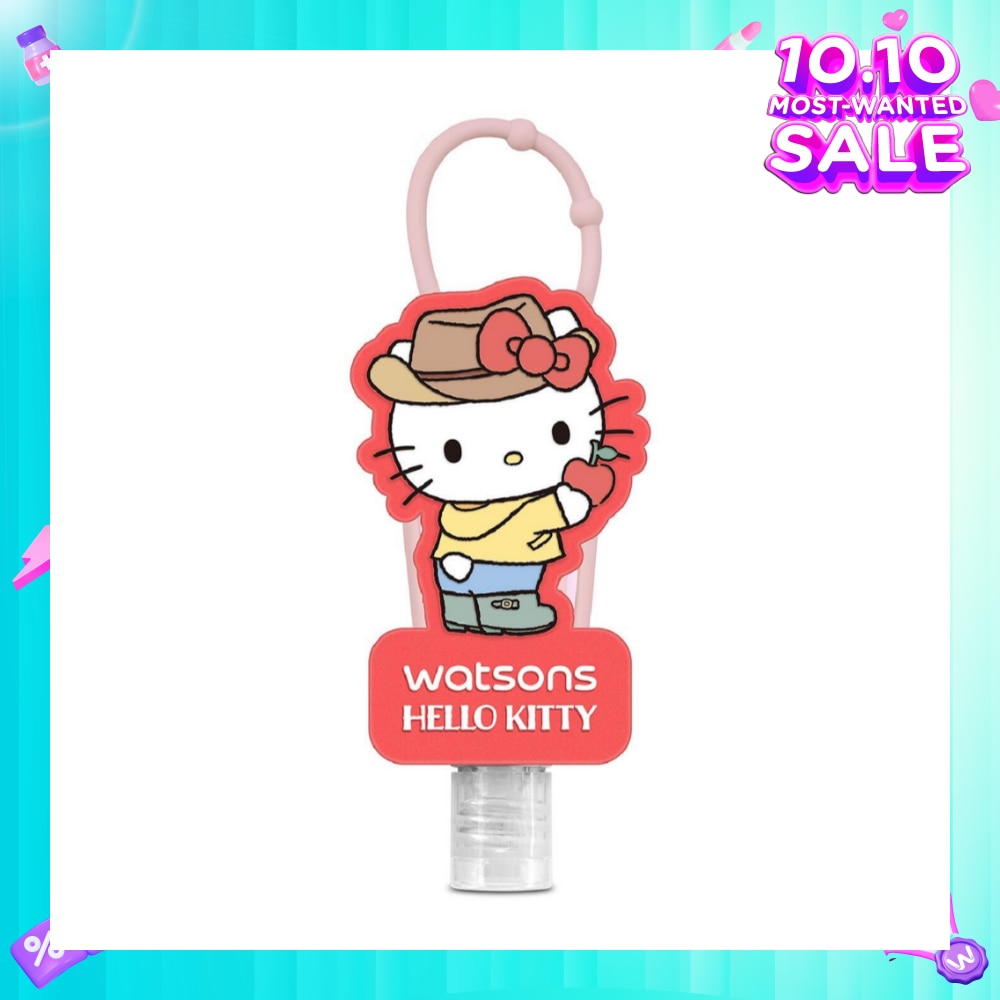 Hello Kitty Anti-Oxidising Raspberry Antibacterial Hand Sanitiser (Kills 99.9% Germs) 30ml