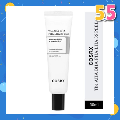 COSRX The AHA BHA PHA LHA 35 Peel (To Improve Skin Texture & Unclog Pores) 30ml