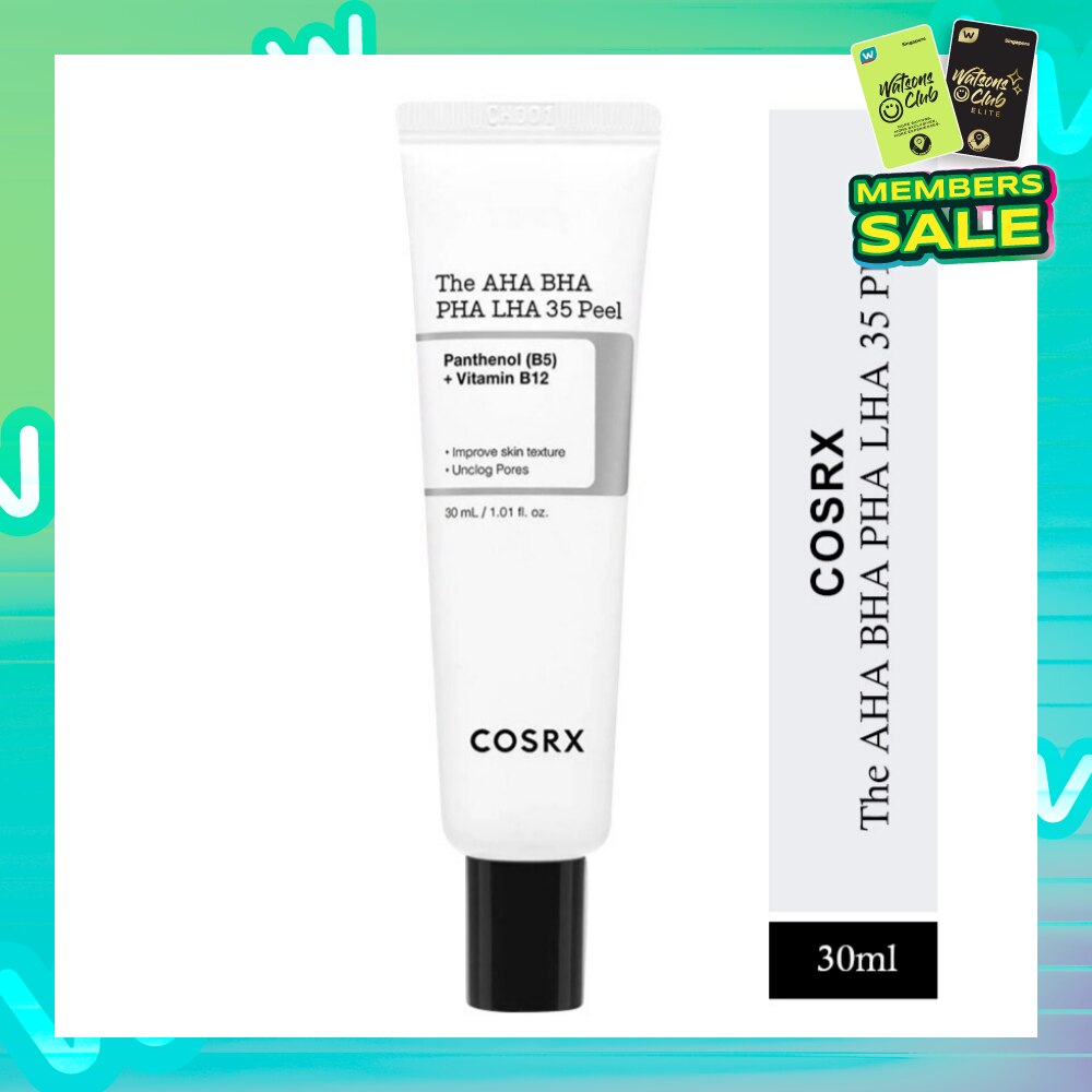 The AHA BHA PHA LHA 35 Peel (To Improve Skin Texture & Unclog Pores) 30ml