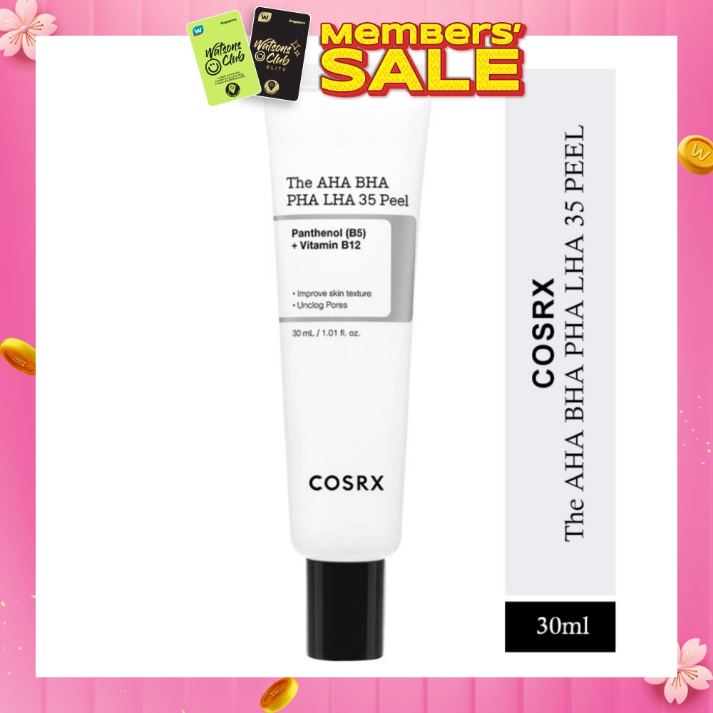 The AHA BHA PHA LHA 35 Peel (To Improve Skin Texture & Unclog Pores) 30ml