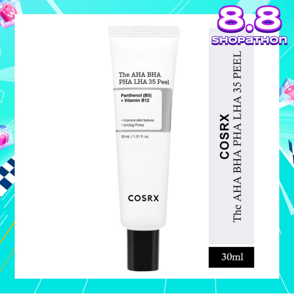 The AHA BHA PHA LHA 35 Peel (To Improve Skin Texture & Unclog Pores) 30ml