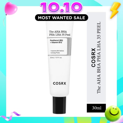 COSRX The AHA BHA PHA LHA 35 Peel (To Improve Skin Texture & Unclog Pores) 30ml image