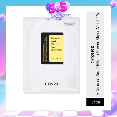 COSRX - Advanced Snail Mucin Power Sheet Mask 1s