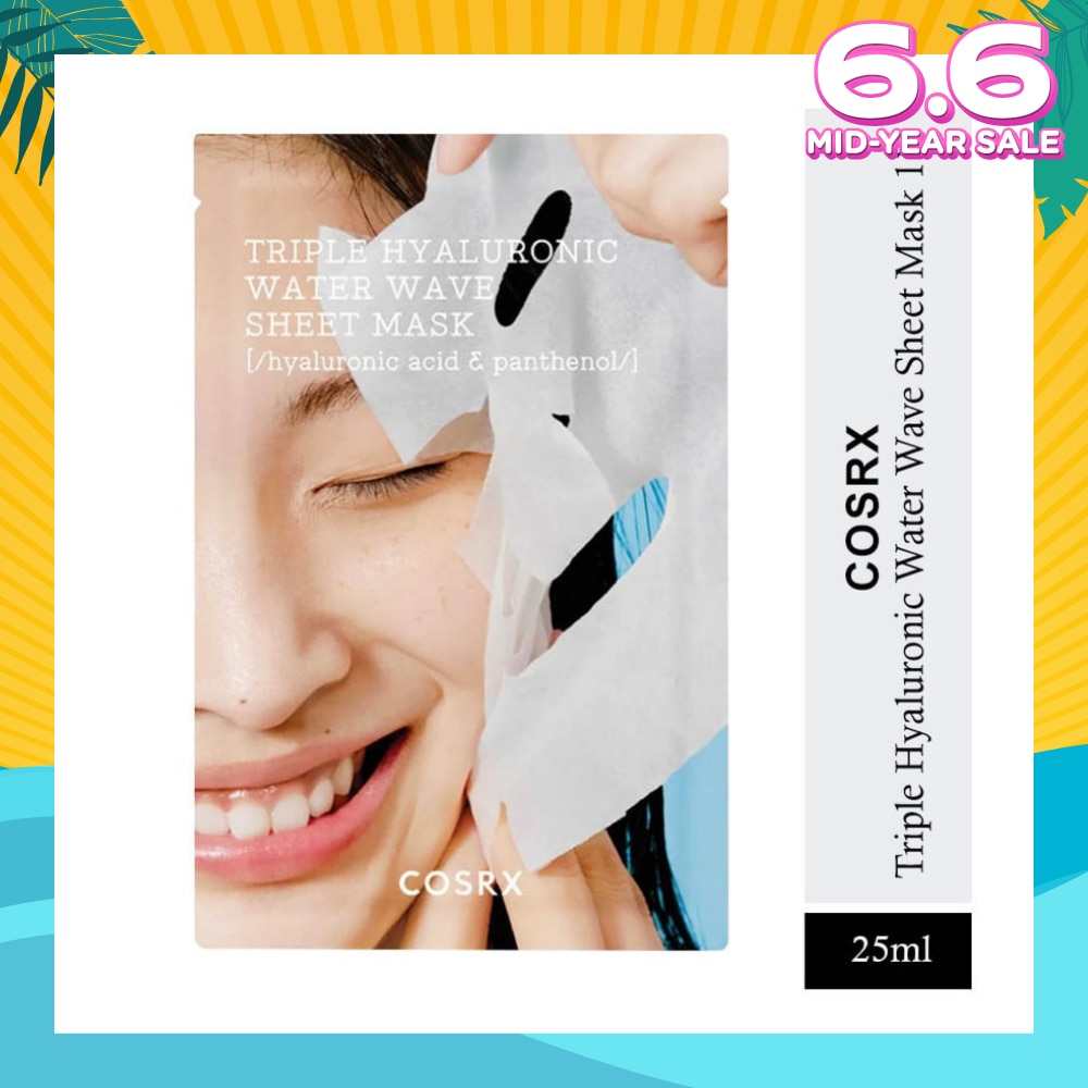Triple Hyaluronic Water Wave Sheet Mask (For Dry Skin) 1s