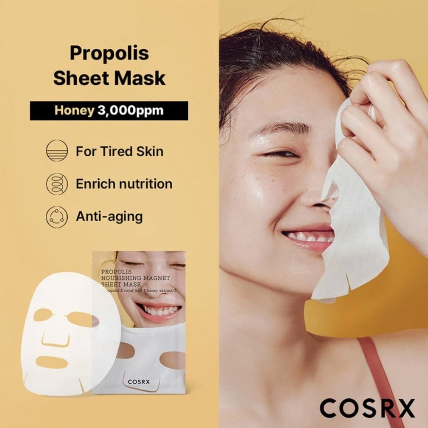 Propolis Nourishing Magnet Sheet Mask (For Tired Skin & Anti-Aging) 1s