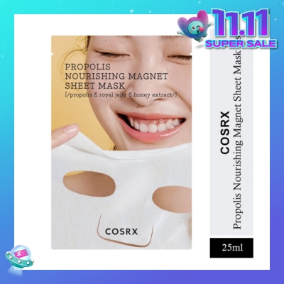 COSRX Propolis Nourishing Magnet Sheet Mask (For Tired Skin & Anti-Aging) 1s (Expiry: Jun`2026)
