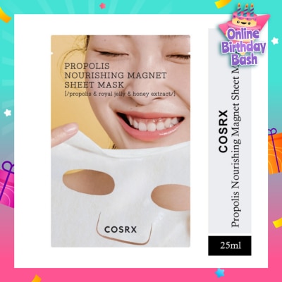 COSRX Propolis Nourishing Magnet Sheet Mask (For Tired Skin & Anti-Aging) 1s