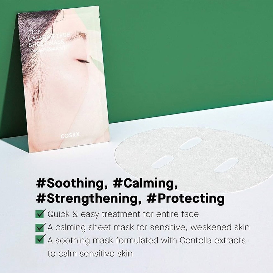 Cica Calming True Sheet Mask (Calming & Soothing) 1s