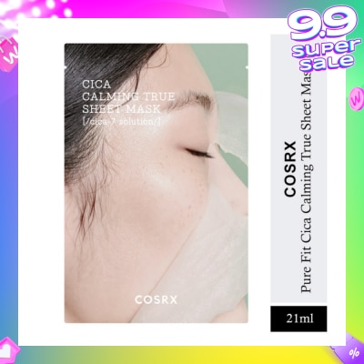 COSRX Cica Calming True Sheet Mask (Calming & Soothing) 1s