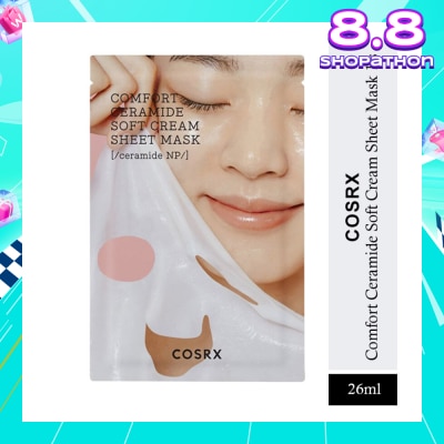 COSRX Comfort Ceramide Soft Cream Sheet Mask (For Strengthen Skin Barrier) 1s