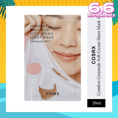 COSRX Comfort Ceramide Soft Cream Sheet Mask (For Strengthen Skin Barrier) 1s