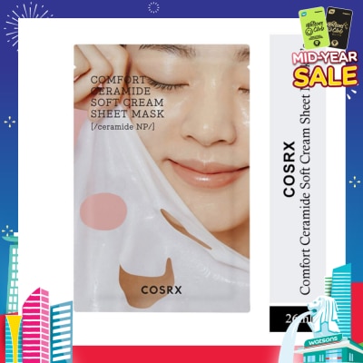 COSRX Comfort Ceramide Soft Cream Sheet Mask (For Strengthen Skin Barrier) 1s