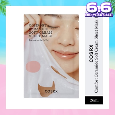 COSRX Comfort Ceramide Soft Cream Sheet Mask (For Strengthen Skin Barrier) 1s