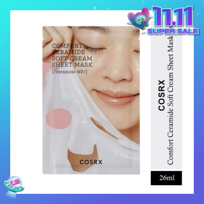 COSRX Comfort Ceramide Soft Cream Sheet Mask 1s (Expiry: April`2026)