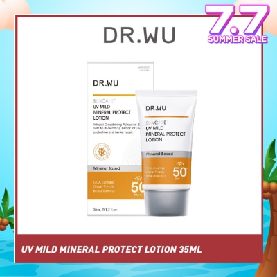 DR. WU Suncare UV Mild Mineral Protect Lotion Mineral Based SPF50+ PA++++ 35ml