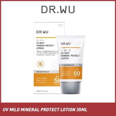 DR. WU Suncare UV Mild Mineral Protect Lotion Mineral Based SPF50+ PA++++ 35ml