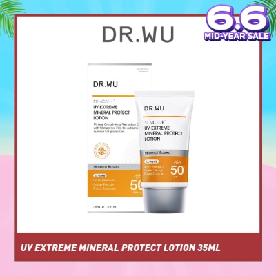 DR. WU Suncare UV Extreme Mineral Protect Lotion Mineral Based SPF50+ PA++++ 35ml