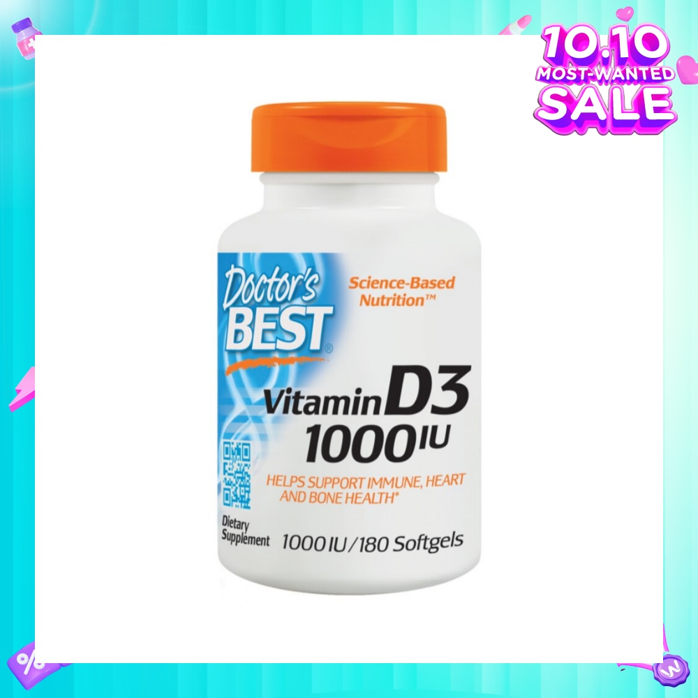 Vitamin D3 1000IU Softgel 180s