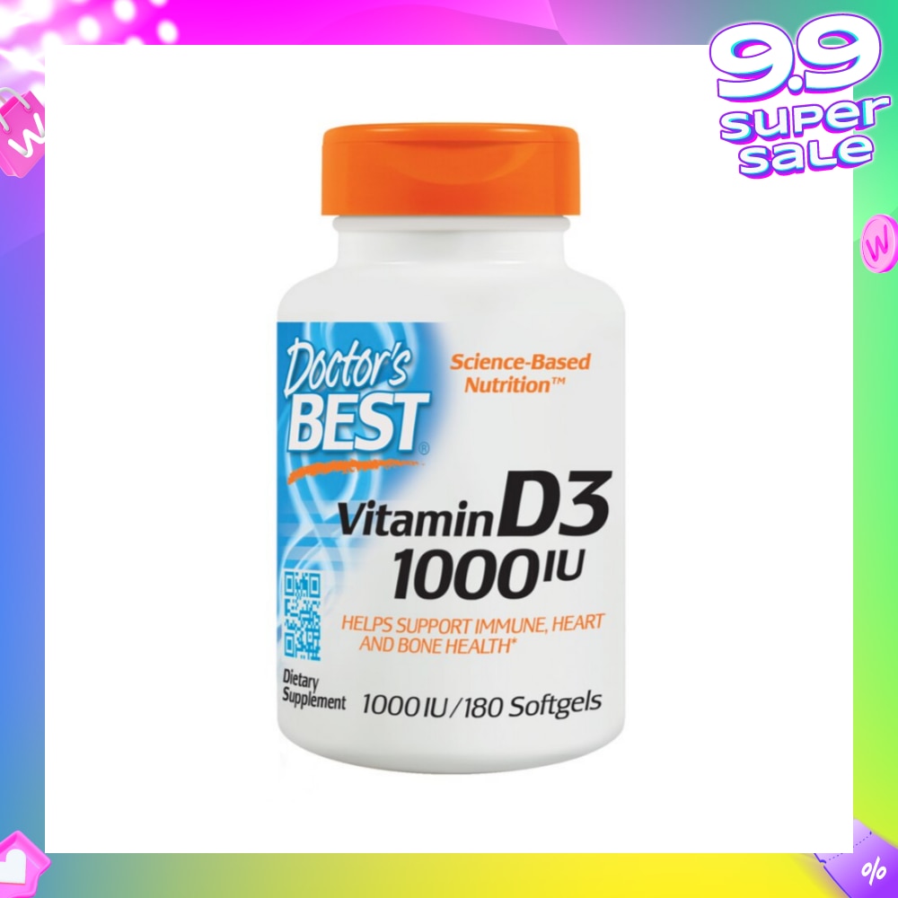 Vitamin D3 1000IU Softgel 180s