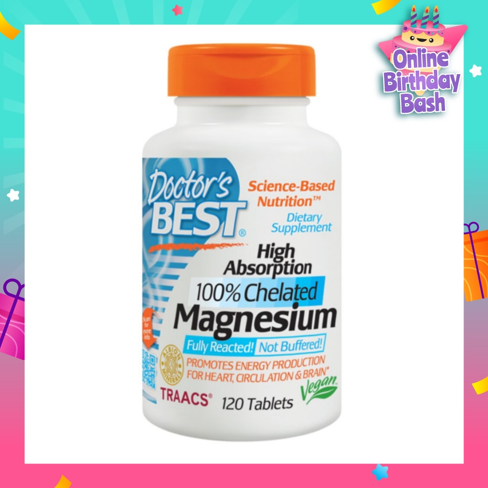 High Absorption Magnesium Tablets 100mg 120s