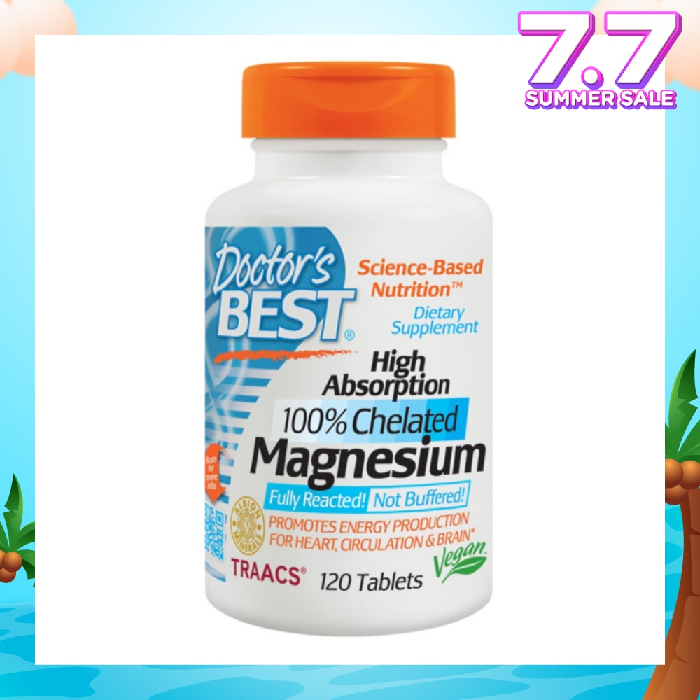 High Absorption Magnesium Tablets 100mg 120s