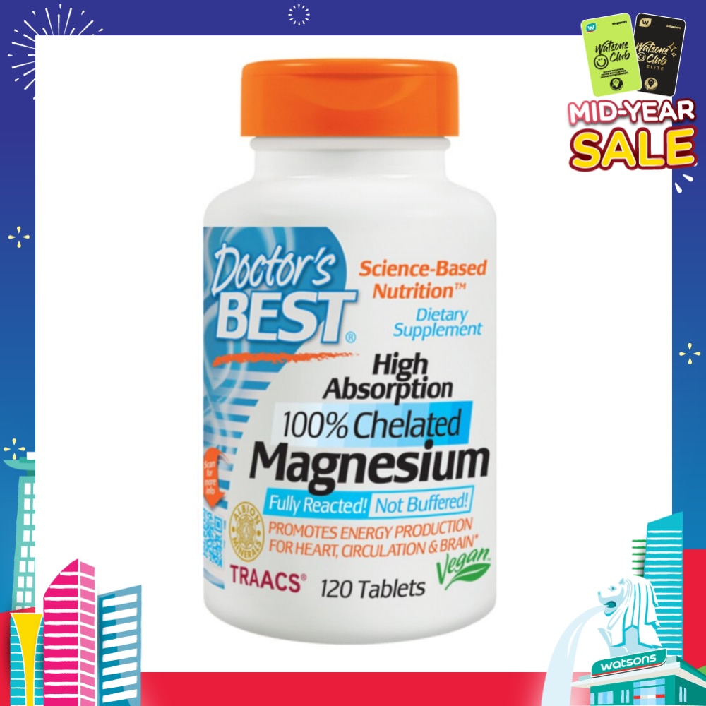 High Absorption Magnesium Tablets 100mg 120s