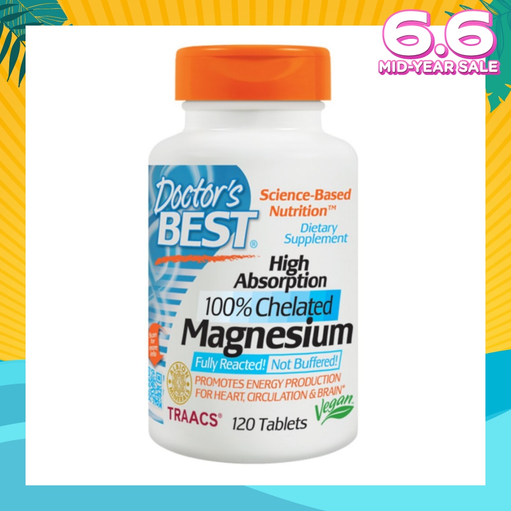 High Absorption Magnesium Tablets 100mg 120s
