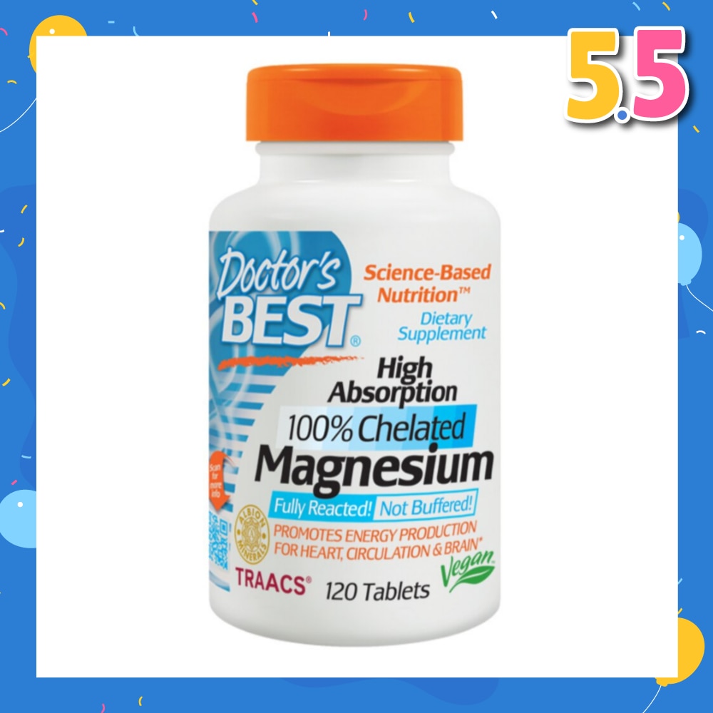 High Absorption Magnesium Tablets 100mg 120s