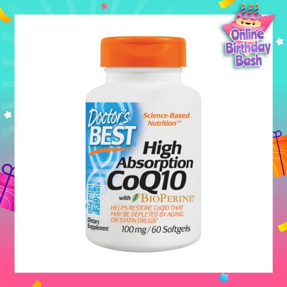 CoQ10 BioPerine 100mg 60 Soft gels