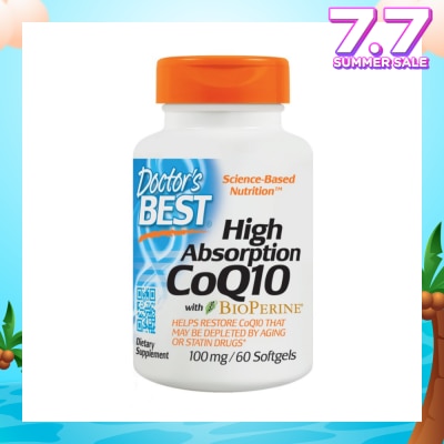 DOCTOR'S BEST CoQ10 BioPerine 100mg 60 Soft gels