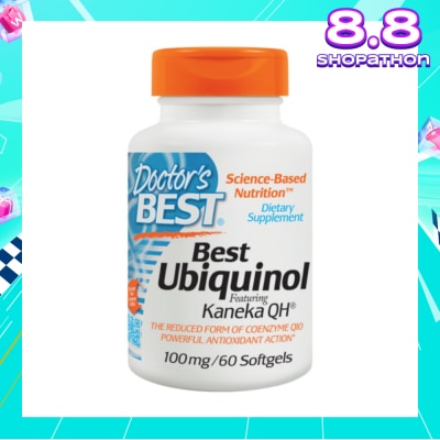 DOCTOR'S BEST Ubiquinol 100mg 60 Softgels
