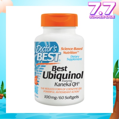 DOCTOR'S BEST Ubiquinol 100mg 60 Softgels