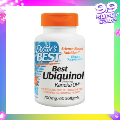DOCTOR'S BEST Ubiquinol 100mg 60 Softgels