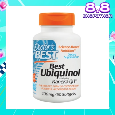 DOCTOR'S BEST Ubiquinol 100mg 60 Softgels