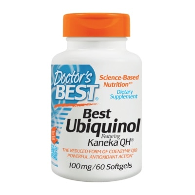 DOCTOR'S BEST Ubiquinol 100mg 60 Softgels