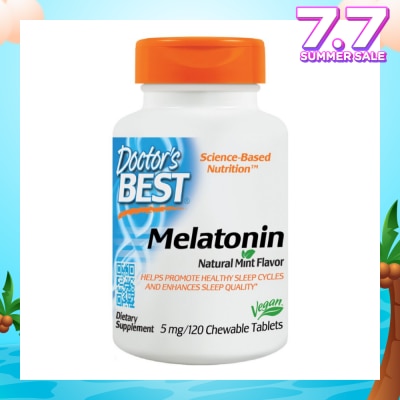 DOCTOR'S BEST Melatonin 5mg 120 Tablets (Expiry: Dec`2025)