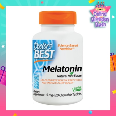 DOCTOR'S BEST Melatonin 5mg 120 Tablets (Expiry: Dec`2025)
