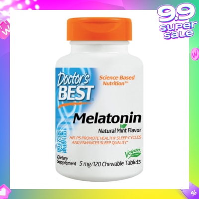 DOCTOR'S BEST Melatonin 5mg 120 Tablets (Expiry: Dec`2025)
