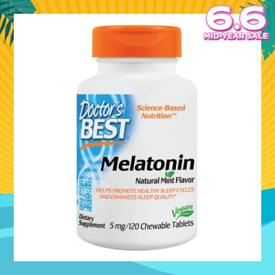 DOCTOR'S BEST Melatonin 5mg 120 Tablets (Expiry: Dec`2025)