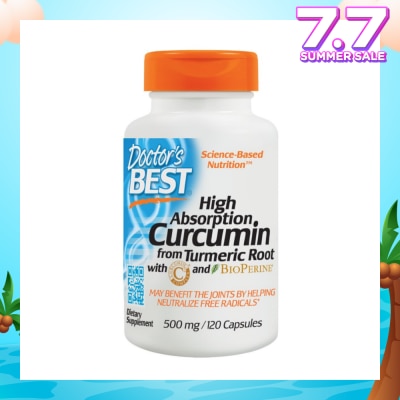 DOCTOR'S BEST Curcumin C3 500mg 120 Capsules
