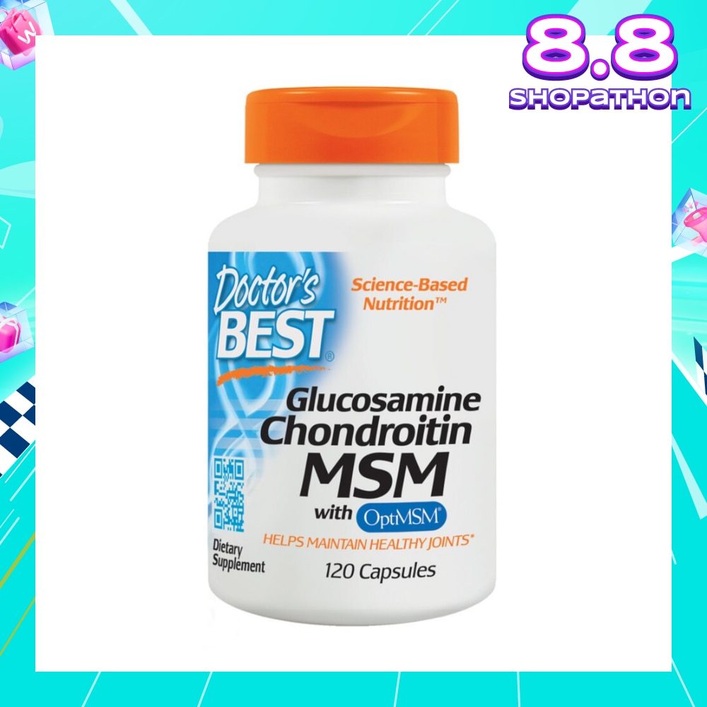 Glucosamine Chondroitin MSM with Optism Capsule (Helps Maintain Healthy Joints) 120s