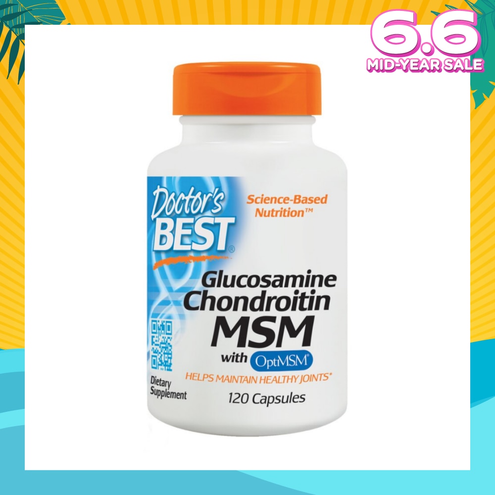 Glucosamine Chondroitin MSM with Optism Capsule (Helps Maintain Healthy Joints) 120s