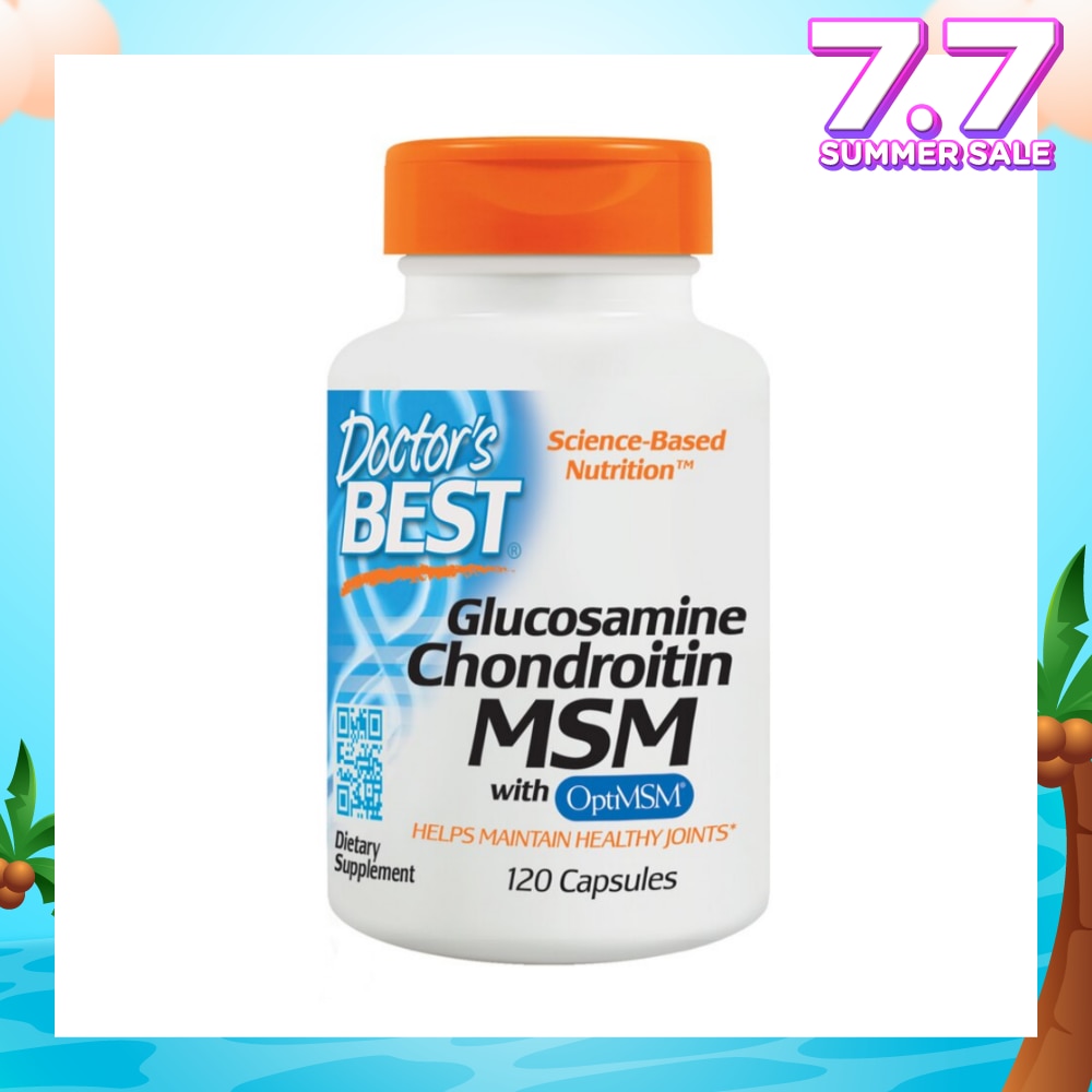 Glucosamine Chondroitin MSM with Optism Capsule (Helps Maintain Healthy Joints) 120s