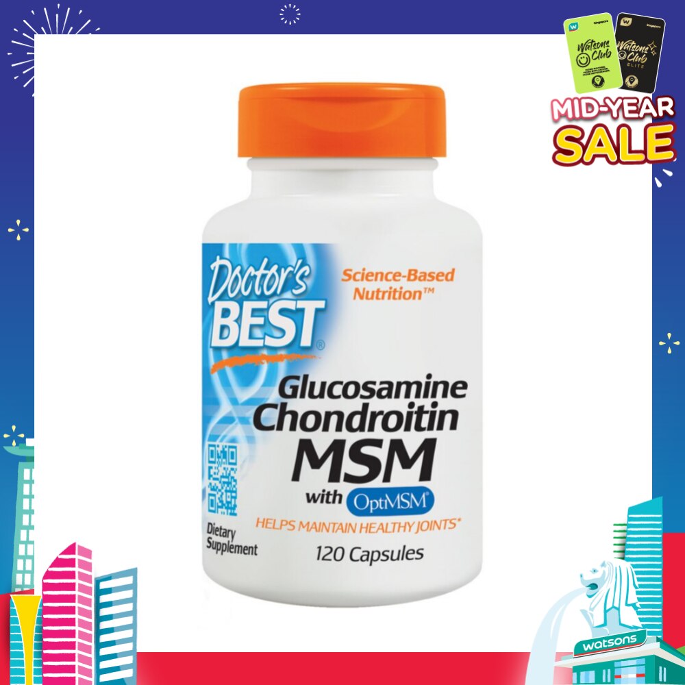 Glucosamine Chondroitin MSM with Optism Capsule (Helps Maintain Healthy Joints) 120s