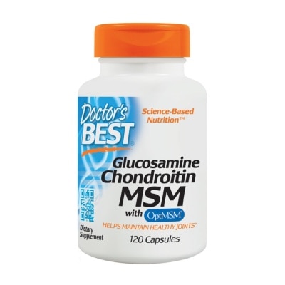 DOCTOR'S BEST Glucosamine Chondroitin MSM with Optism Capsule (Helps Maintain Healthy Joints) 120s