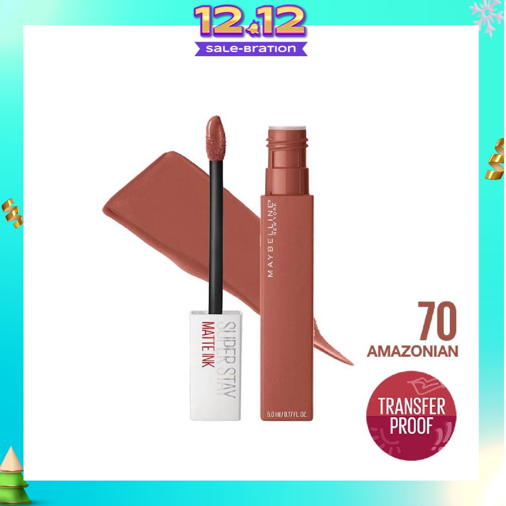 Superstay Matte Ink Long Lasting Liquid Lipstick 70 Amazonian 5ml