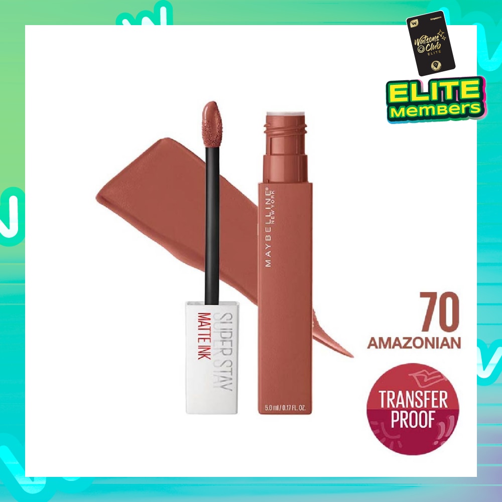 Superstay Matte Ink Long Lasting Liquid Lipstick 70 Amazonian 5ml